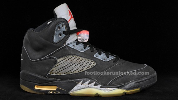Air Jordan V: Black   Metallic Silver   Original