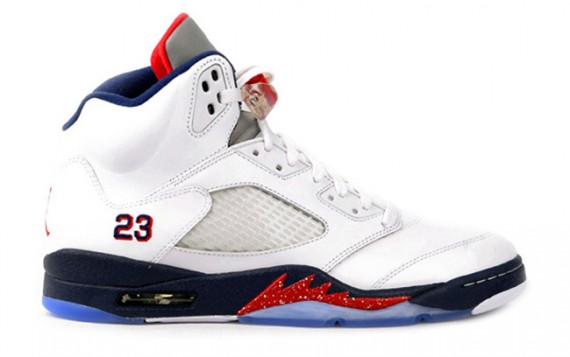 Air Jordan V: White/Obsidian Available Early