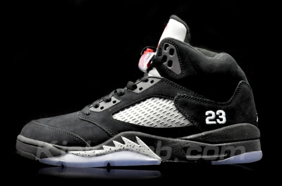 Air Jordan V: Black/Metallic Silver   Another Look