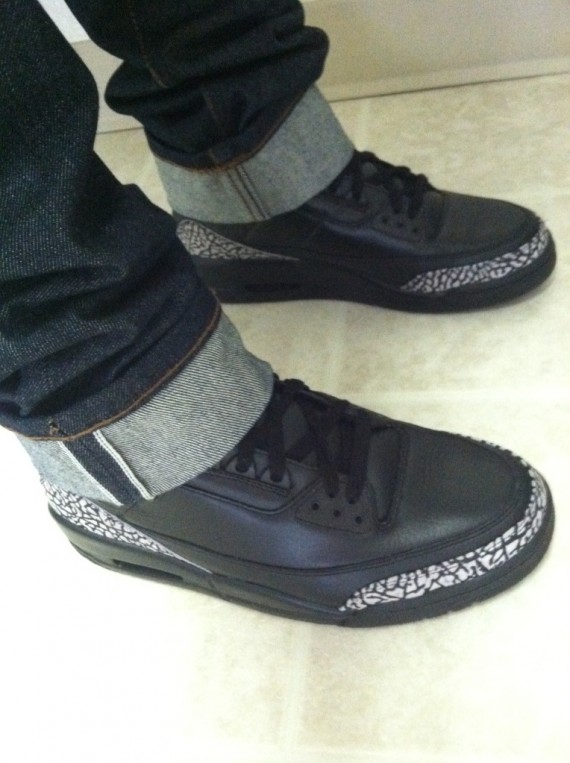Air Jordan III: Black Out / Grey Cement Sample Air Jordan III: Black Out / Grey Cement Sample
