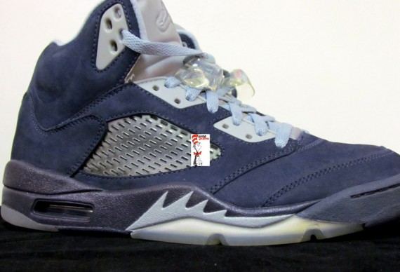 Air Jordan V: Blue Suede Sample New Photos Air Jordan V: Blue Suede Sample New Photos