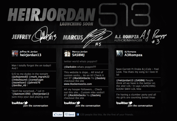 Marcus and Jeffrey Jordan to Launch Heir Jordan Website