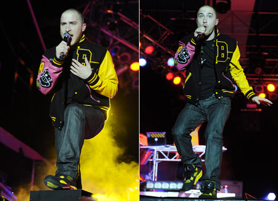 Mike Posner Wearing Air Jordan IV Thunder At Sunfest Mike Posner Wearing Air Jordan IV Thunder At Sunfest