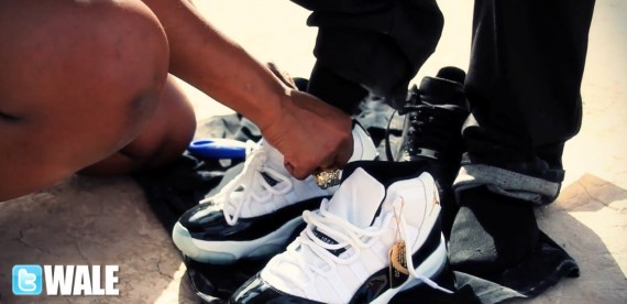 Wale un DS Air Jordan XI DMP In Maybach Music Group Self Made Photo Shoot Wale un DS Air Jordan XI DMP In Maybach Music Group Self Made Photo Shoot
