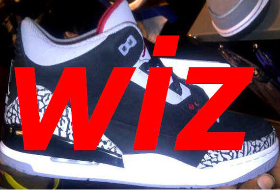 Air Jordan III: Black Cement   Nubuck Sample