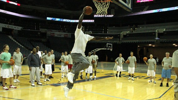 michael-jordan-dunks-at-bobcats-camp Michael Jordan Proves He Still Has It at Bobcats Camp