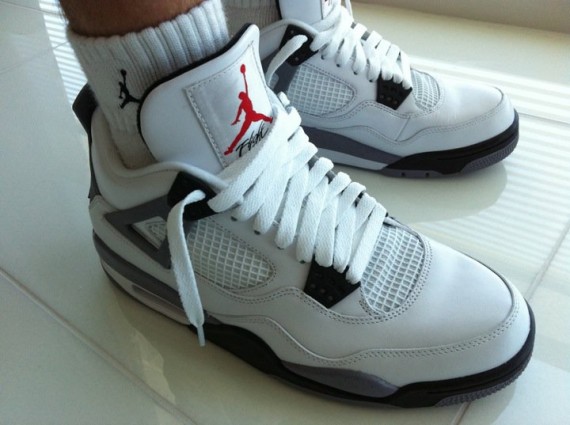 Air Jordan IV: Cement Sample   Another Look