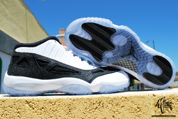 air-jordan-xi-ie-low-white-black-00 Air Jordan XI IE Low: White/Black Releasing This Weekend