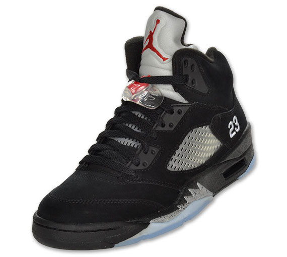ajv-blk-met-fnl-restock-01 Air Jordan V Black/Metallic Silver Re Stock at Finishline