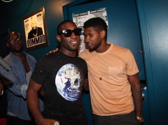 Tinie Tempah Wearing Air Jordan III Black Cement @ S.O.B.s