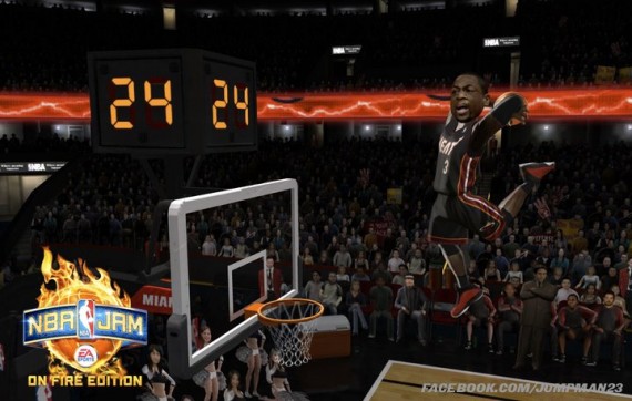 Air Jordan 2011 PEs in NBA JAM: On Fire Edition