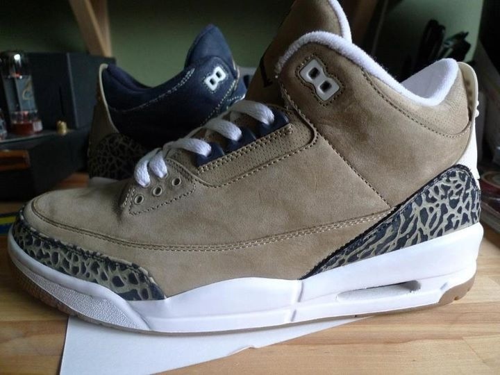 khaki colored jordans