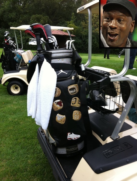 Michael Jordans Six Rings Golf Bag