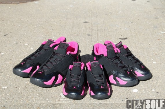 air-jordan-14-desert-pink-00 Air Jordan XIV GS: Black Desert Pink Detailed Look