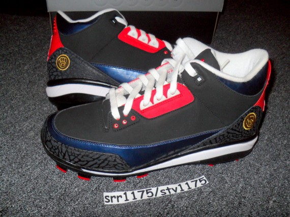 Air Jordan III: Andruw Jones Atlanta Braves PE Cleat