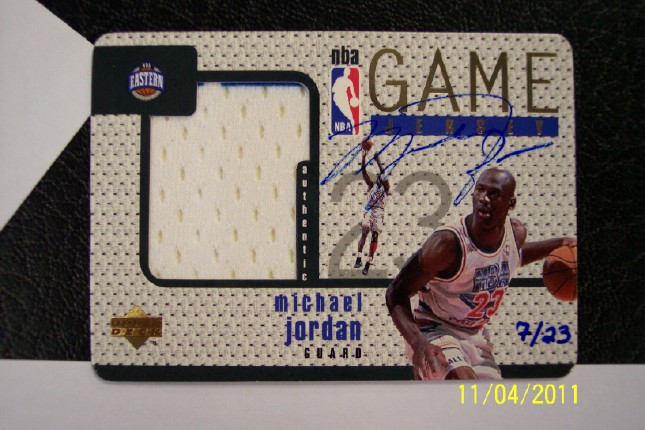 michael jordan upper deck card number 23