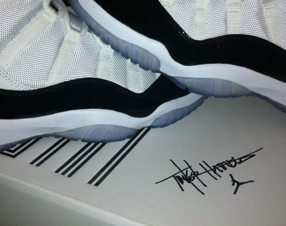 Air Jordan XI Concord: Tinker Hatfield Autographed Box on eBay