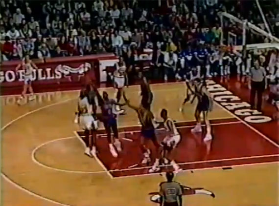 Michael Jordan Scores 37 on Christmas Day