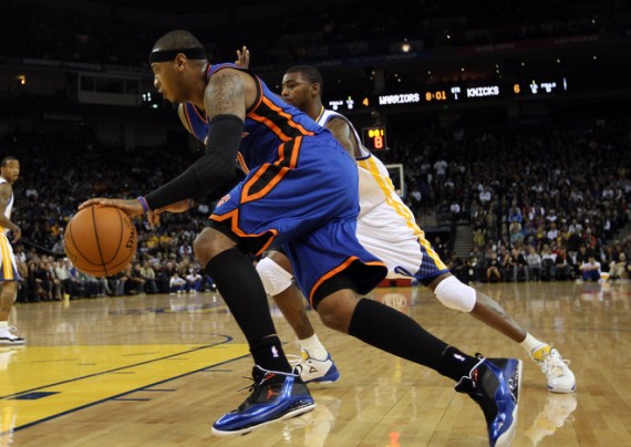 New York Knicks v Golden State Warriors NBA Feet: Games of December 28, 2011