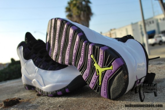 Air Jordan X GS: Violet Pop   New Images