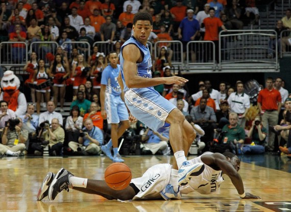 North Carolina v Miami NCAA Jordans On Court: Games of February 13 15,2012
