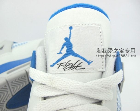Air Jordan IV GS: Military Blue   New Photos