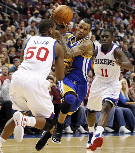 Lavoy Allen, Jrue Holiday, Monta Ellis NBA Jordans On Court: March 2 4