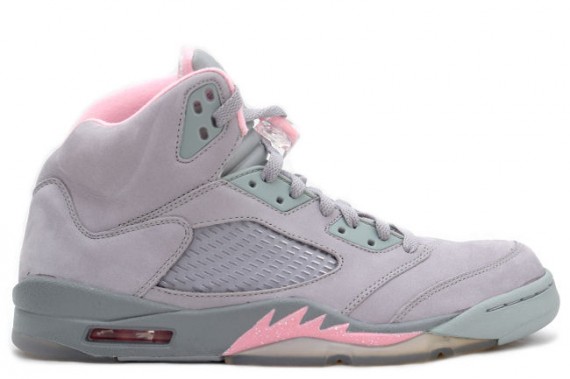 wmns-air-jordan-v-silver-shy-pink-05 The Daily Jordan: WMNS Air Jordan V Silver Shy Pink