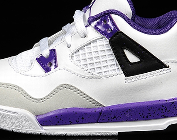Air Jordan IV PS: White   Ultraviolet   Neutral Grey