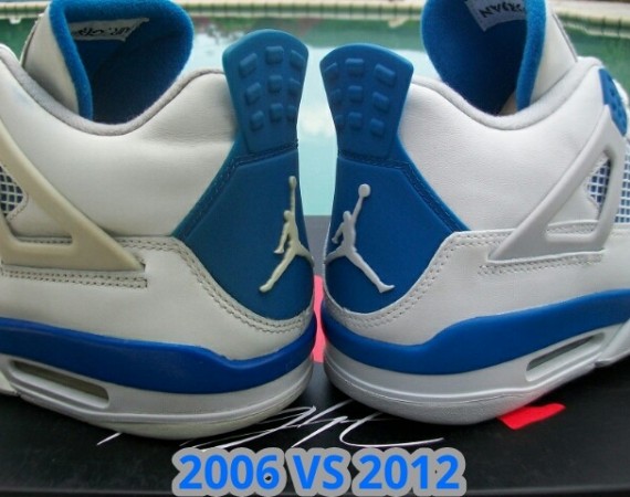 air-jordan-iv-military-2006-vs-2012-01 Air Jordan IV: Military 2006 vs. 2012