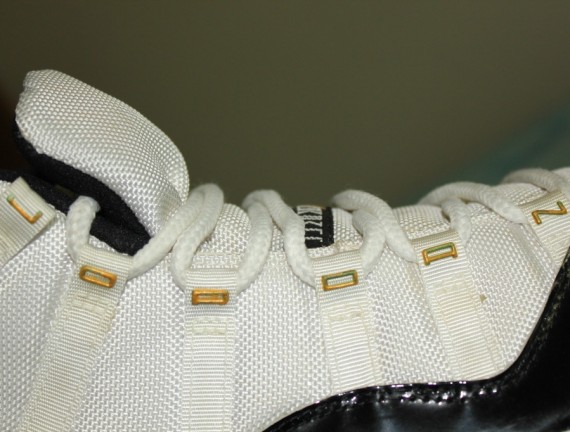 Air Jordan XI: DMP   Jordan Eyelets Sample