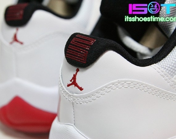 air-jordan-xi-low-white-varsity-red-detailed-images-07 Air Jordan XI Low: White Varsity Red | Detailed Images