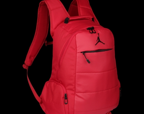 red michael jordan backpack