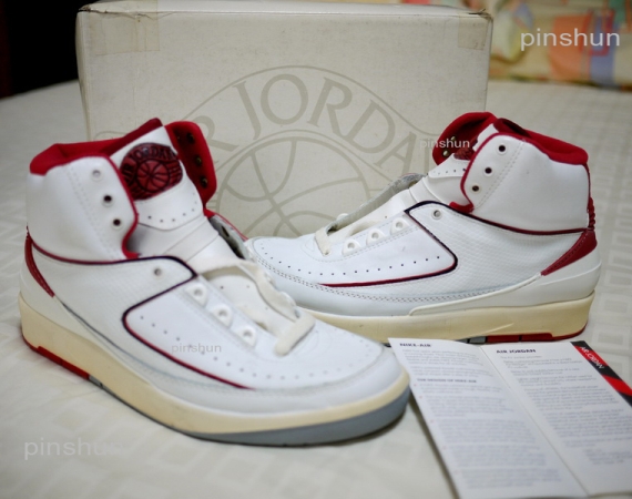 air-jordan-ii-1986-made-in-italy-og-detailed-photos-00 Air Jordan II: 1986 Made in Italy OG – White – Red | Detailed Photos