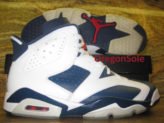 Air Jordan VI: Olympic 2012 Sample