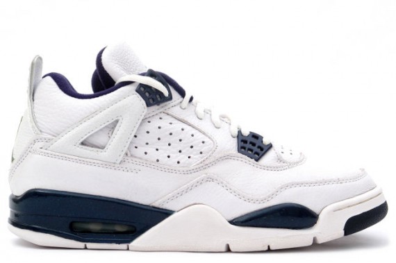 The Daily Jordan: Air Jordan IV   White   Columbia Blue   Midnight Navy   1999