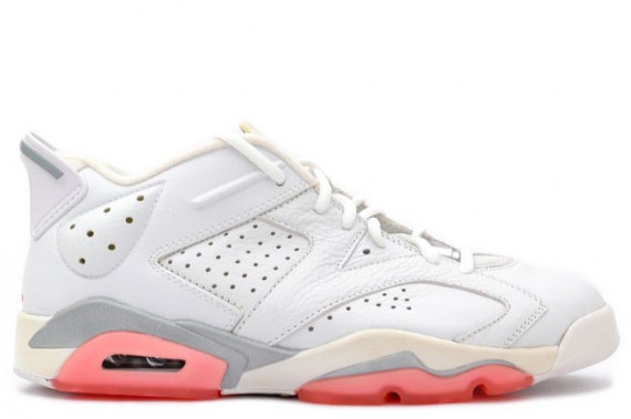The Daily Jordan: Air Jordan VI Low WMNS   White   Coral Rose