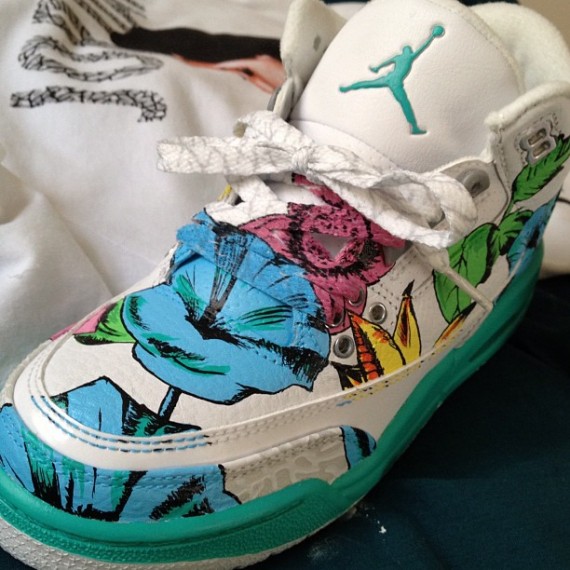 air-jordan-iii-floral-customs-by-el-cappy-02 Air Jordan III: Floral Customs by El Cappy