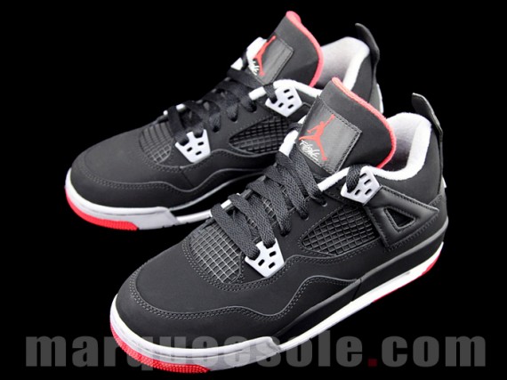 jordan-iv-bred-2012 Air Jordan IV GS: Bred 2012 Retro