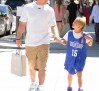 Mark Wahlberg goes shopping with his daughter at Gearys in Beverly Hills, CA on Saturday 070712