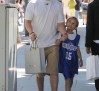 Mark Wahlberg goes shopping with his daughter at Gearys in Beverly Hills, CA on Saturday 070712