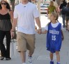 Mark Wahlberg goes shopping with his daughter at Gearys in Beverly Hills, CA on Saturday 070712