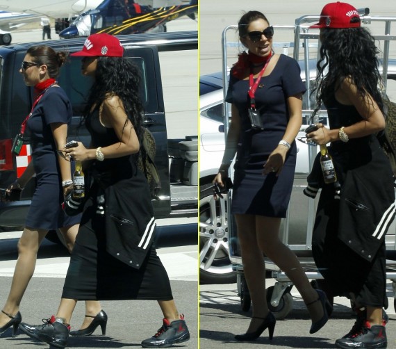 rihanna-wearing-air-jordan-2012 Rihanna Wearing Air Jordan 2012