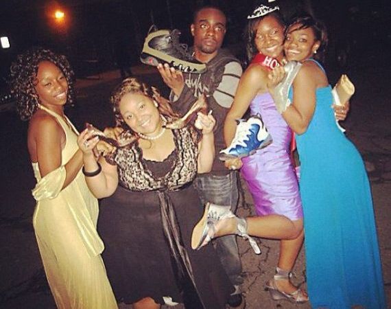 wale-wearing-air-jordans-ix-olive Throwback Photo of Wale Wearing Air Jordan IX Olive
