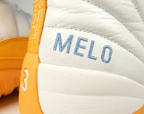 air-jordan-xii-carmelo-anthony-nuggets-pe-4 Air Jordan XII: Carmelo Anthony Nuggets PE
