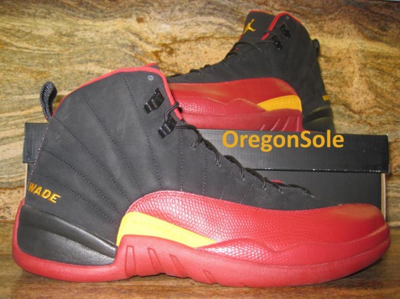 air-jordan-xii-dwyane-wade-miami-heat-away-pe-05 Air Jordan XII: Dwyane Wade Miami Heat Away PE