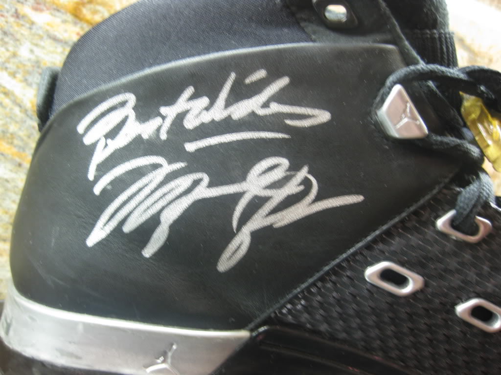 autographed air jordans