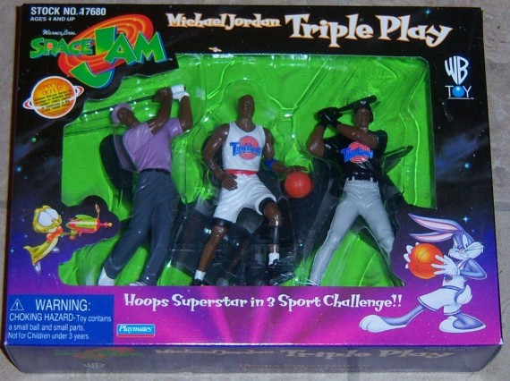 michael-jordan-space-jam-triple-play-toy Vintage Gear: Michael Jordan Space Jam Triple Play Set
