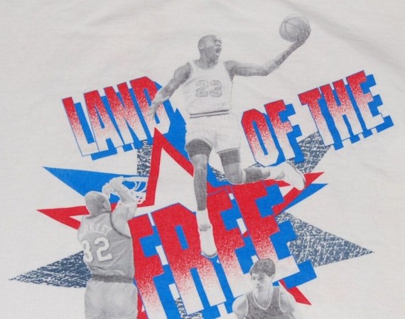 nike-land-of-the-free-michael-jordan-shirt Vintage Gear: Nike Land of the Free Michael Jordan Dream Team T Shirt