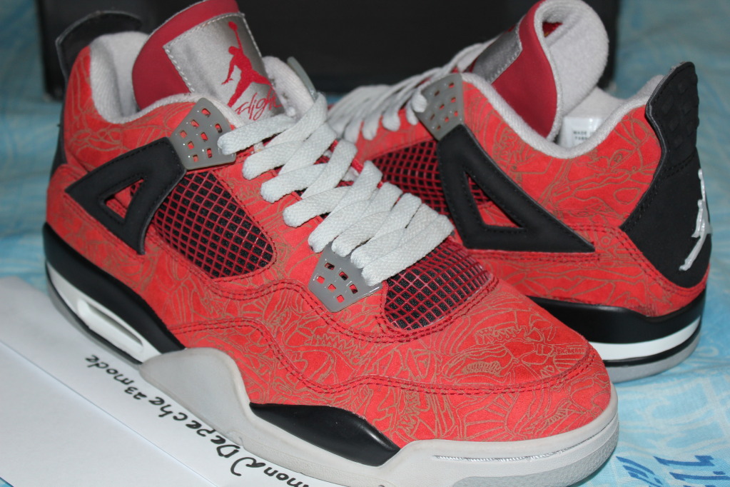Air Jordan IV "Red Laser" Sample on eBay Air Jordans, Release